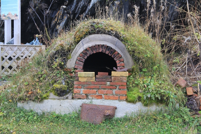 A bread oven built to mark the French Shore celebrations in 2004, at Quirpon, Northern Peninsula.