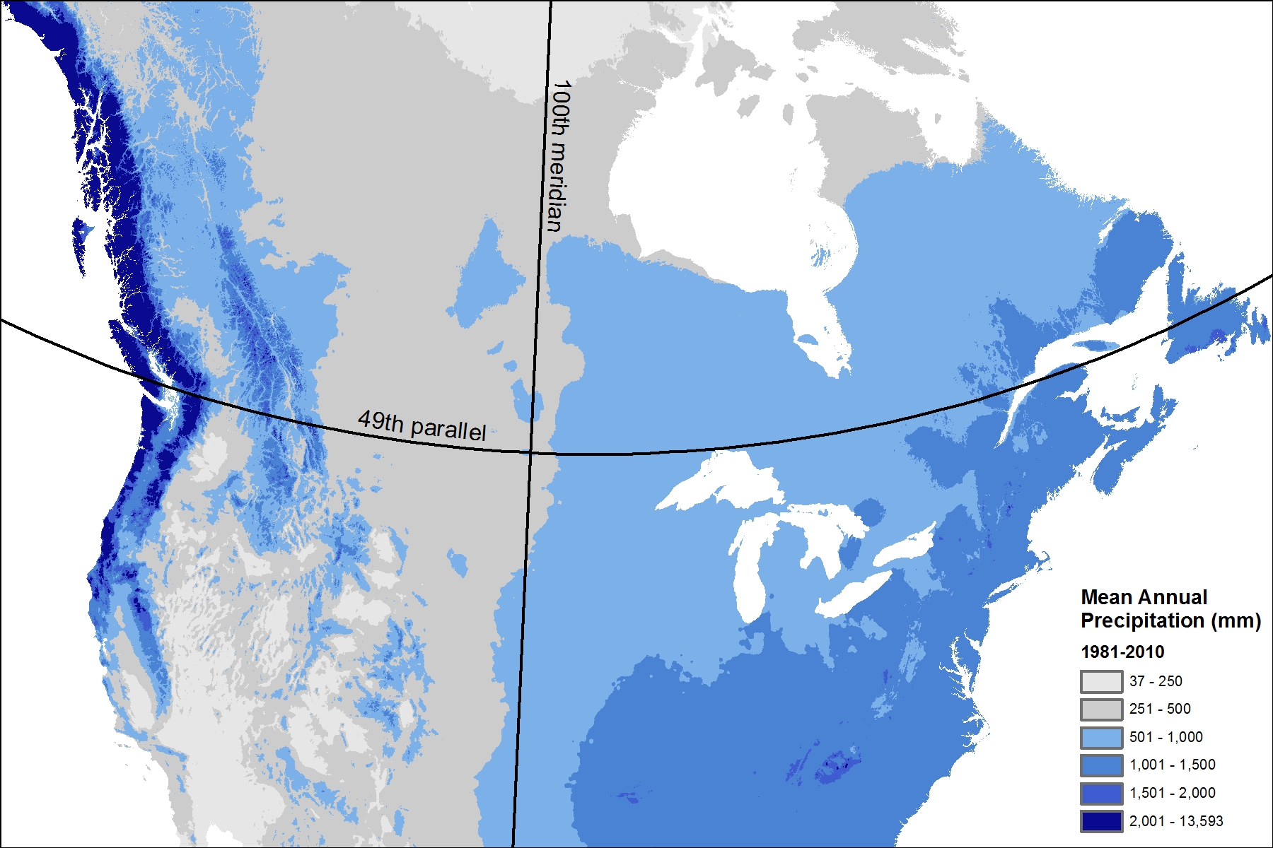 Where Is The 49th Parallel Located