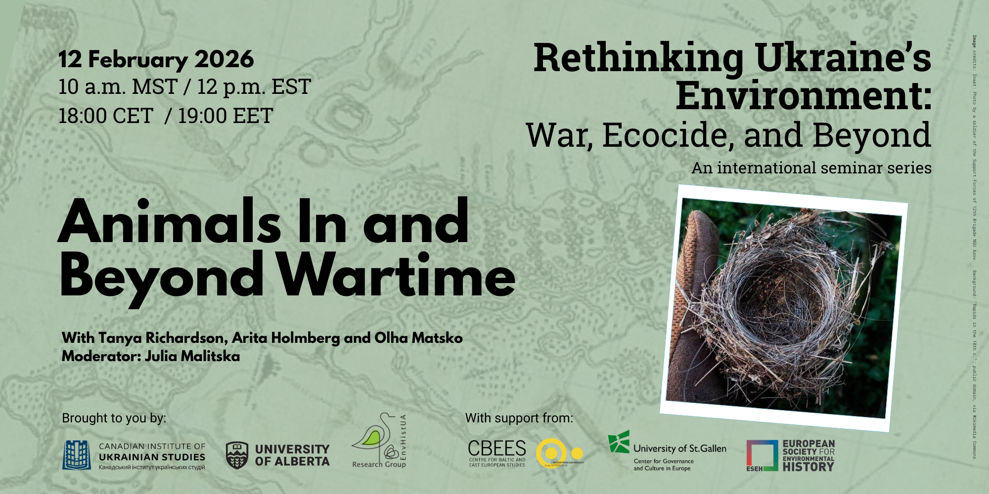 Virtual Event – Animals In and Beyond Wartime